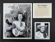 Roy Rogers and Dale Evans 11x14 Matted Photos