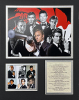 James Bond Collage - 11x14 Matted Photos