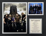 Def Leppard 11x14 Matted Photos