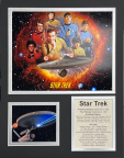 Star Trek Tv Collage - 11x14 Matted Photos