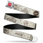 Vintage Coke Ads Seatbelt Belt