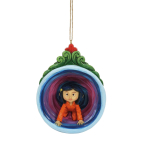 Jim Shore- Coraline in Purple Tunnel Ornament