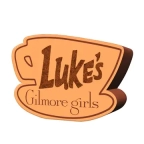 Gilmore Girls Luke's Coffee Glitter Large Die Cut Box Sign