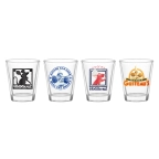 Ratatouille Icons 4Pc 1.5oz Mini Glass Set