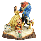 Jim Shore: Beauty & the Beast Carved by Heart Figurine