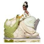Jim Shore: Princess & the Frog- White Woodland Tiana with Louie Figurine