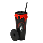 Scream- Ghost Face Drip 24 oz. Cup + Straw