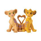 Jim Shore: The Lion King- Simba & Nala Heart Tails Figure