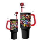 Avengers Earth's Mightiest Comic 40oz Ss Tumbler W/Lid