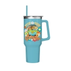 Scooby Doo 40oz Stainless Steel Tumbler w/ Handle + Straw