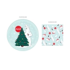 Coca Cola Polar Bears Christmas 32 Count Paper Party Set