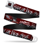 Nightmare on Elm Street Ready or Not Seatbelt Belt