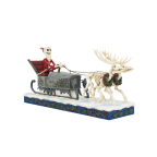 Jim Shore: The Nightmare Before Christmas- Jack Skeleton Sleigh Figurine
