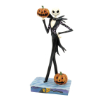 Jim Shore: The Nightmare Before Christmas- Jack Holding Pumpkin Figurine