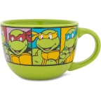 Tmnt Characters Grid 24oz Ceramic Soup Mug