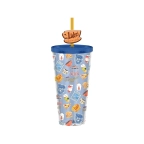 Gilmore Girls Destinations 24oz Plastic Cold Cup w/ Lid + Straw