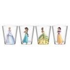 Disney Princess Heritage Sketch 4pc. 1.5oz. Mini Glass Set