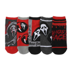 Scream- Ghost Face 5 Pair Ankle Socks