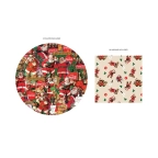 Coca Cola Vintage Santa 32 Count Paper Party Pack Set