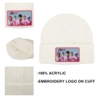 KPop Demon Hunters- Saja Boys White Beanie