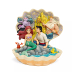 Jim Shore: The Little Mermaid- Clamshell Scene Figure