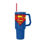 Superman Logo Icon 40oz Stainless Steel Tumbler W Handle