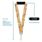 Wizard of Oz Icons Lanyard