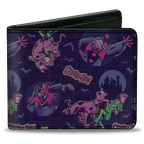 Scooby Doo Ghosts & Clowns Bi-Fold Wallet