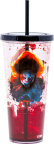 It- Pennywise Blood Splatter Cup with Straw