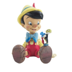 Jim Shore: Pinocchio & Jiminy Sitting Figure