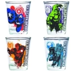 Marvel Avengers 4pc Mini Glass Set