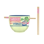 Shrek Shrekies 20oz. Ceramic Ramen Bowl w/ Chopsticks