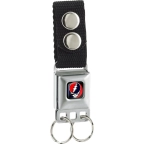 Grateful Dead Seatbelt Keychain