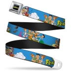 Flintstones Seatbelt Belt
