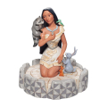 Jim Shore- White Woodland Pocahontas Figurine