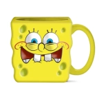 Spongebob Laughing Face Ceramic 3D Sculpted Mug