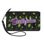 Beetlejuice Canvas Zipper Wallet
