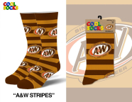 A&W Logo Socks