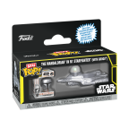 Star Wars: The Mandalorian- The Mandalorian in N1 Starfighter (with Grogu) Bitty Pop! Ride