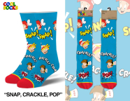 Rice Krispies- Snap, Crackle, Pop Crew Socks