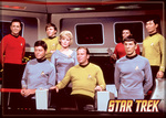 Star Trek - Crew On Bridge Magnet